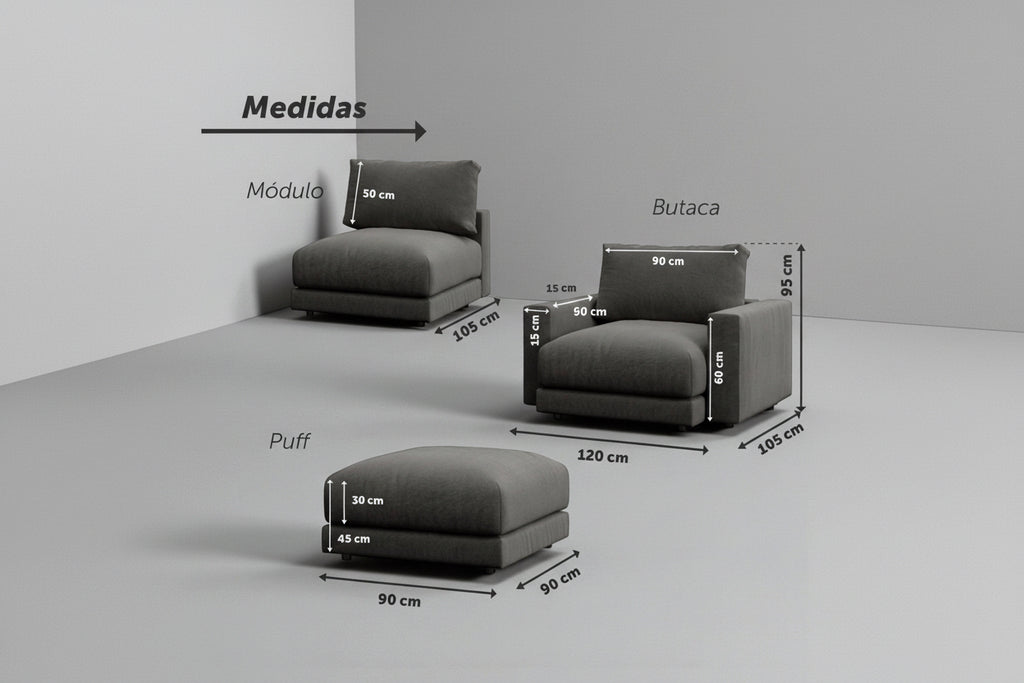 Modular | Sofá modular personalizable