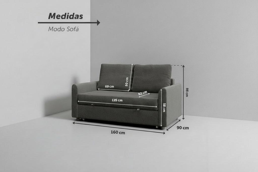 Cinque | Sofá extensible