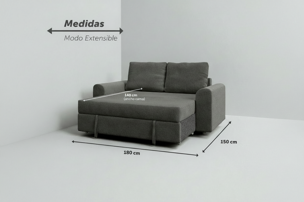 Sei | Sofá extensible