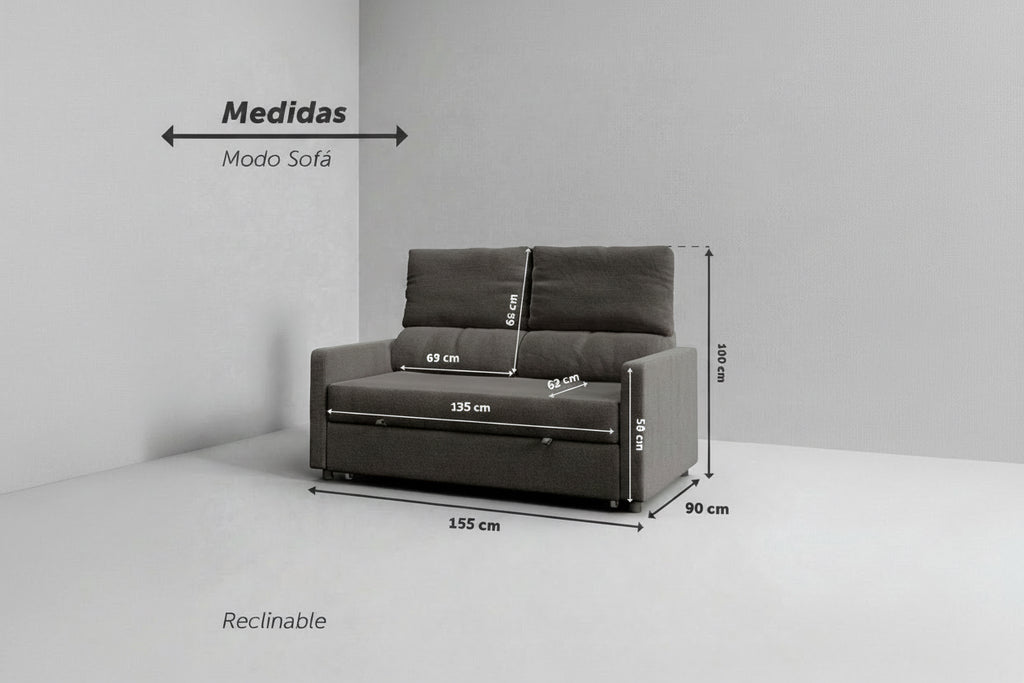 Quattro | Sofá extensible