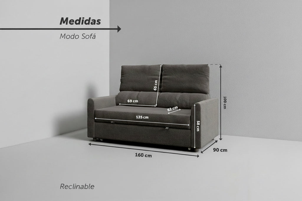 Cinque | Sofá extensible