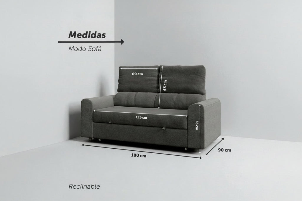 Sei | Sofá extensible