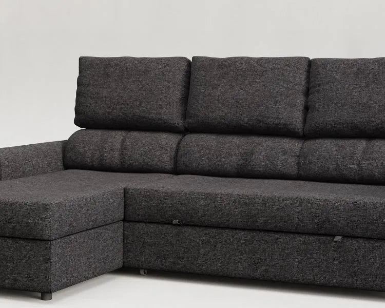 Unum | Sofá cama con chaislongue y almacenamiento