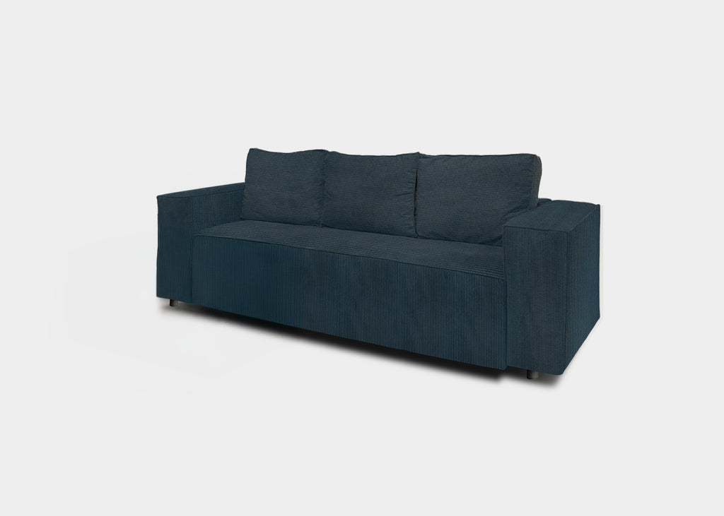 Cubik | Sofá Cama de 3 plazas deslizante con Puff opcional