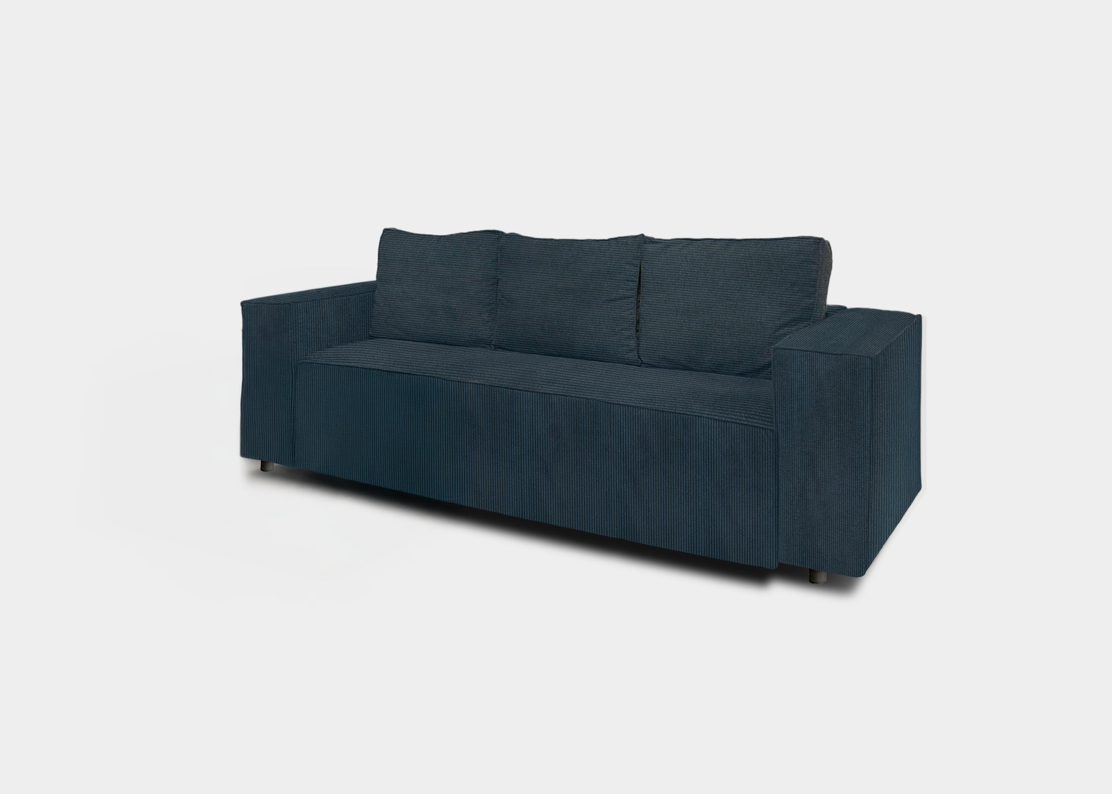 Cubik | Sofá Cama de 3 plazas deslizante con Puff opcional