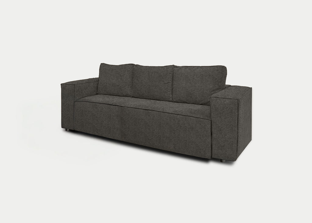 Cubik | Sofá Cama de 3 plazas deslizante con Puff opcional
