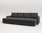 Sette | Sofá cama con chaislongue panorámica y doble almacenamiento