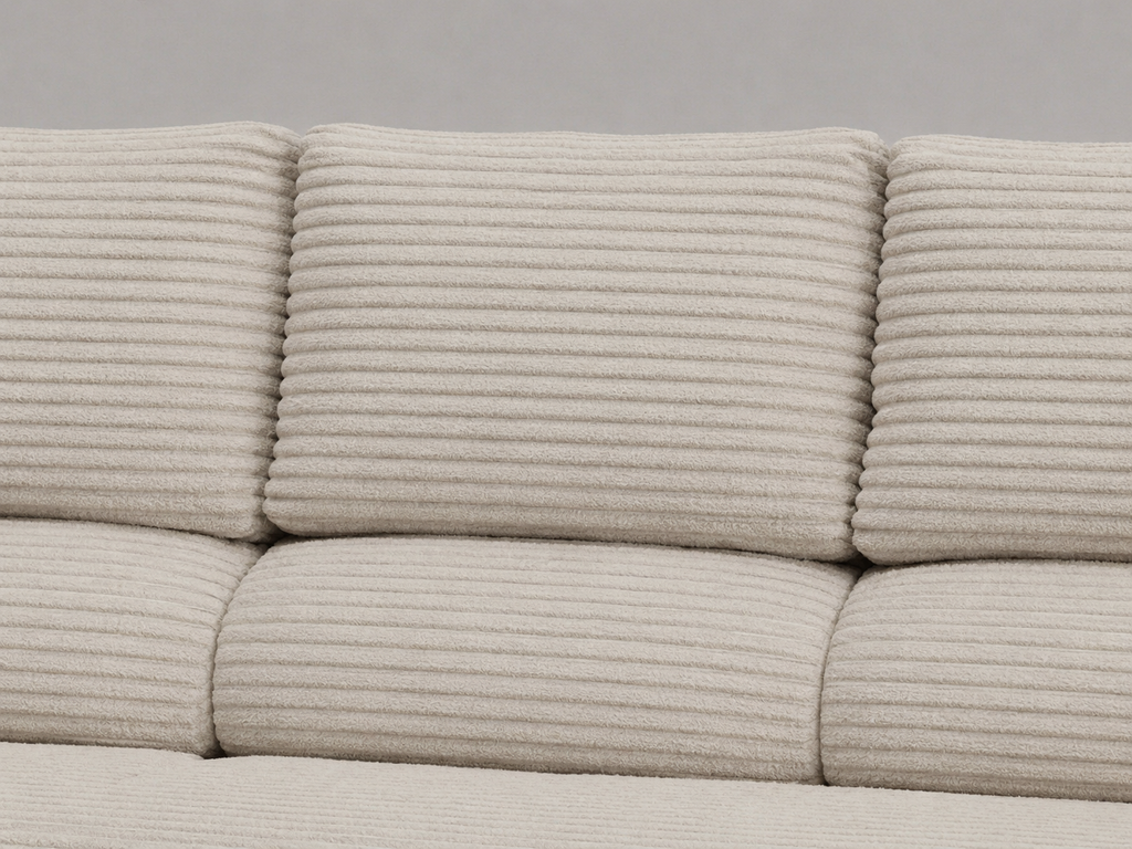 Otto| Sofá cama con chaislongue panorámica y doble almacenamiento