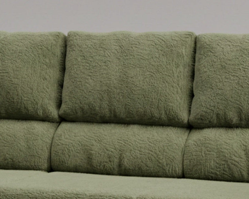 Otto| Sofá cama con chaislongue panorámica y doble almacenamiento