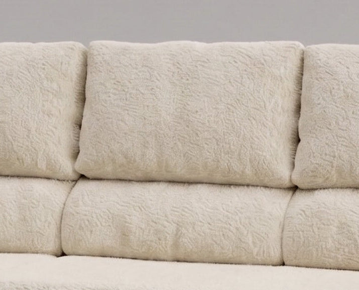 Otto| Sofá cama con chaislongue panorámica y doble almacenamiento