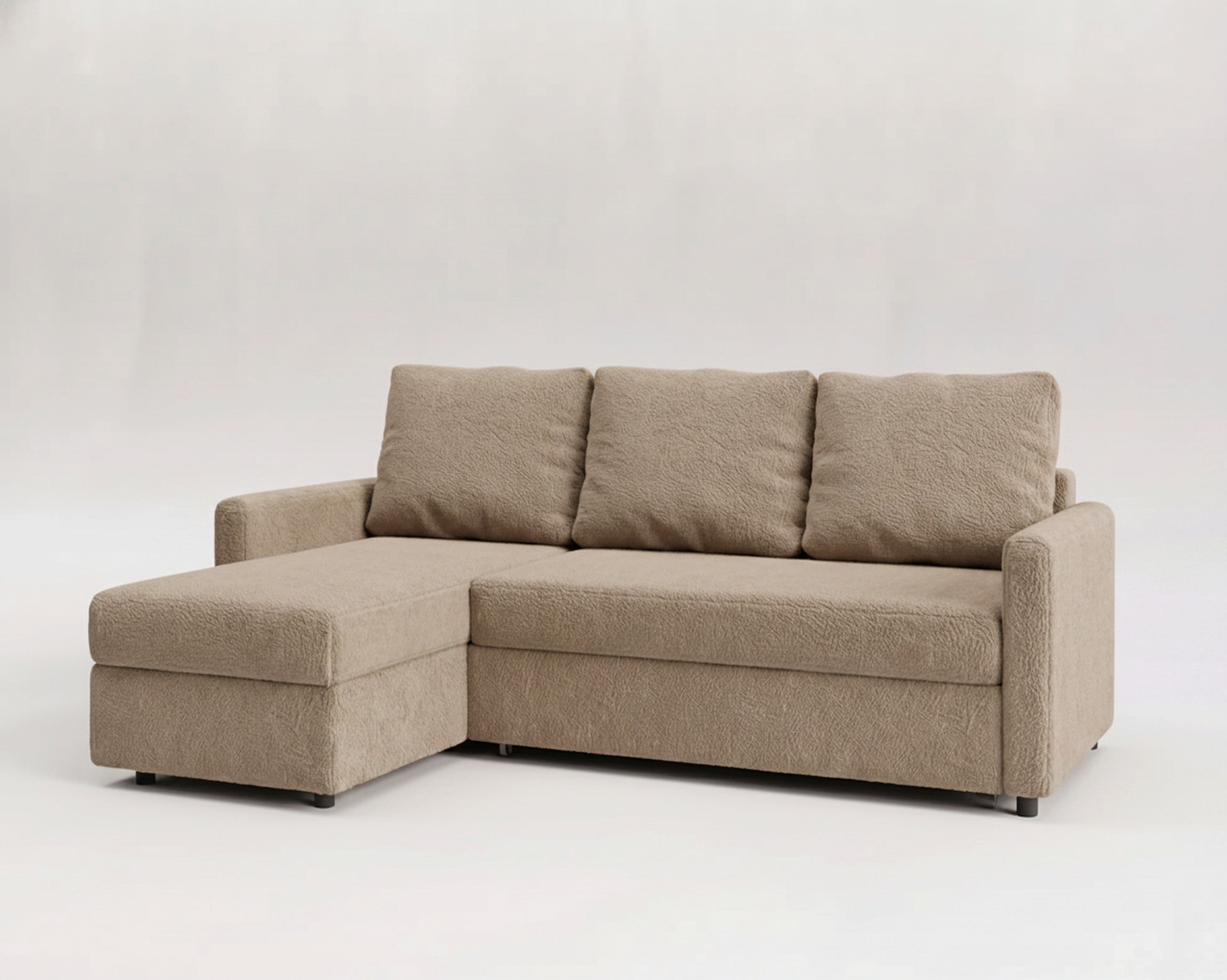 Unum | Sofá cama con chaislongue y almacenamiento