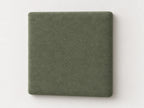 Cabecero modular · Vista del acabado nube verde en un módulo liso de 30 × 30 × 3,5 cm