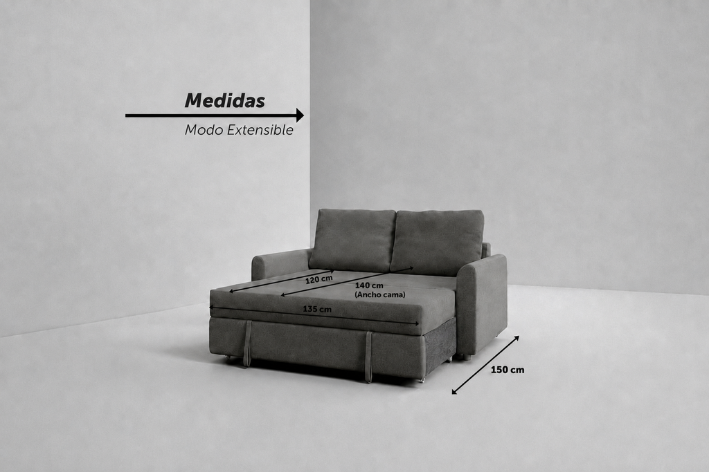 Cinque | Sofá extensible