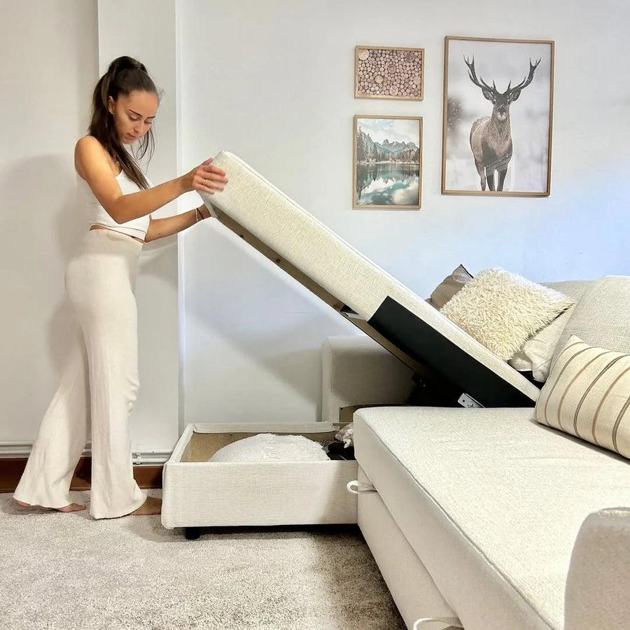 Sofá La Siesta en casa de deseodecor