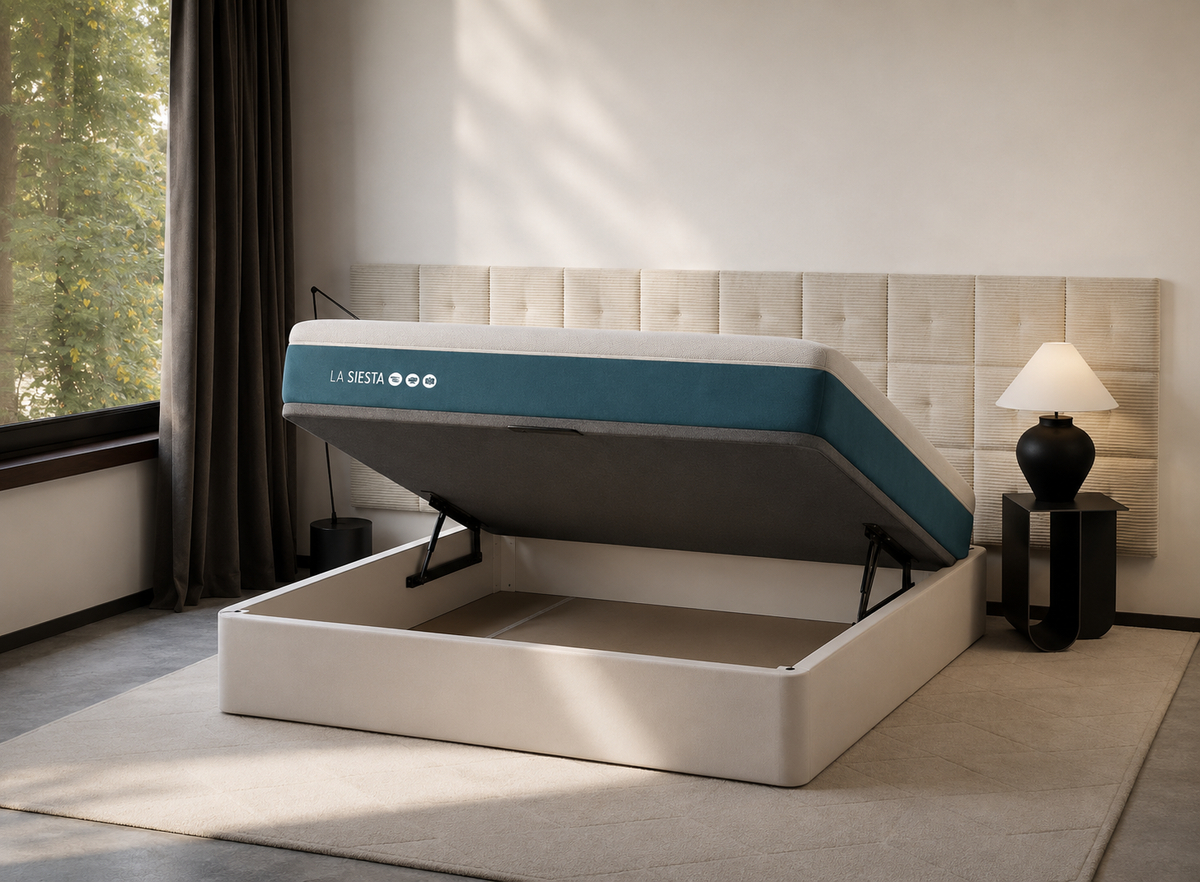 Ensemble matelas + sommier coffre La Siesta