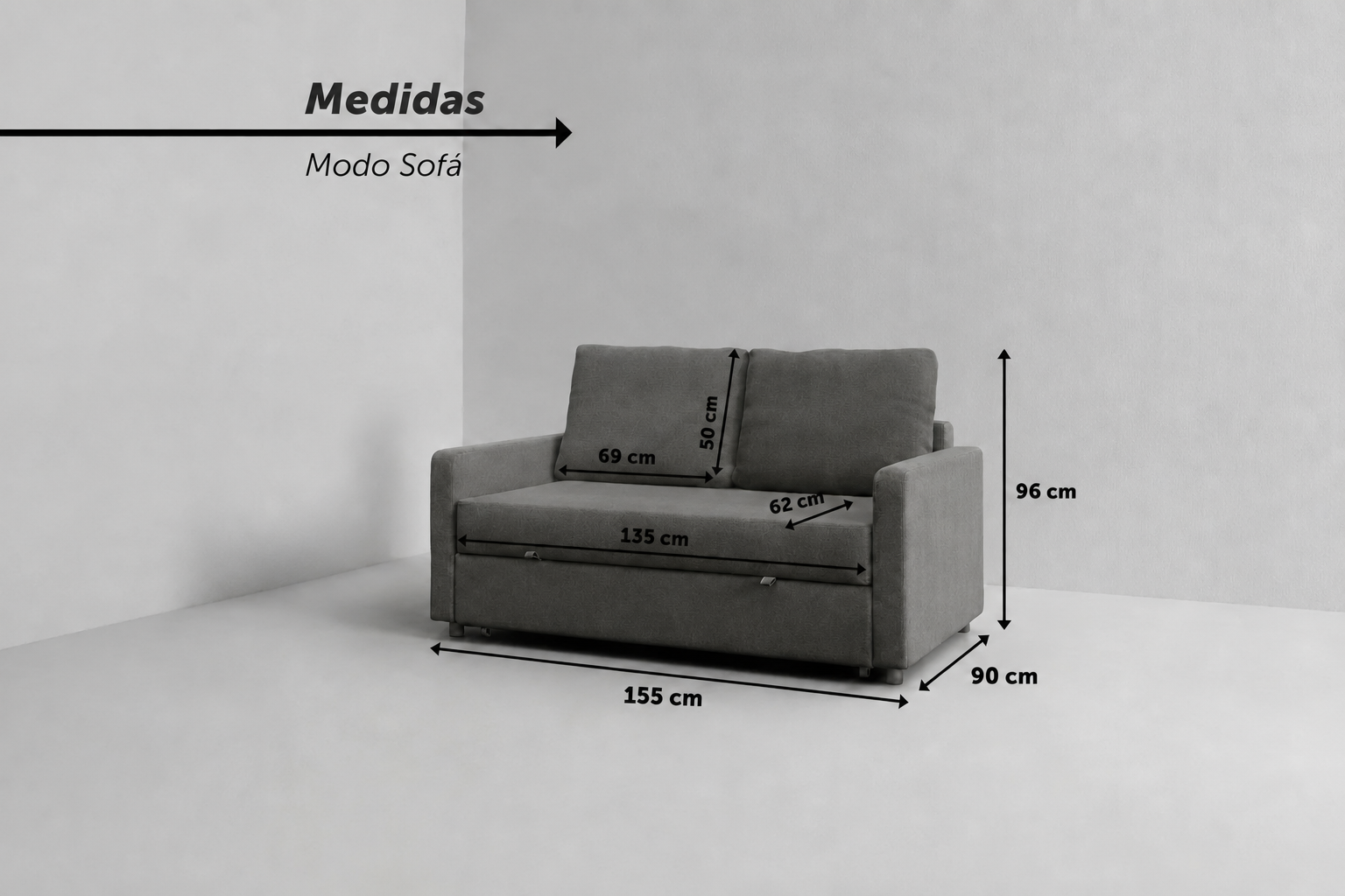 Quattro | Sofá extensible