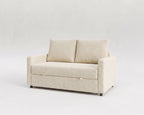 Sofá 2 plazas extensible modelo Quattro tapizado en Nube color blanco - La Siesta