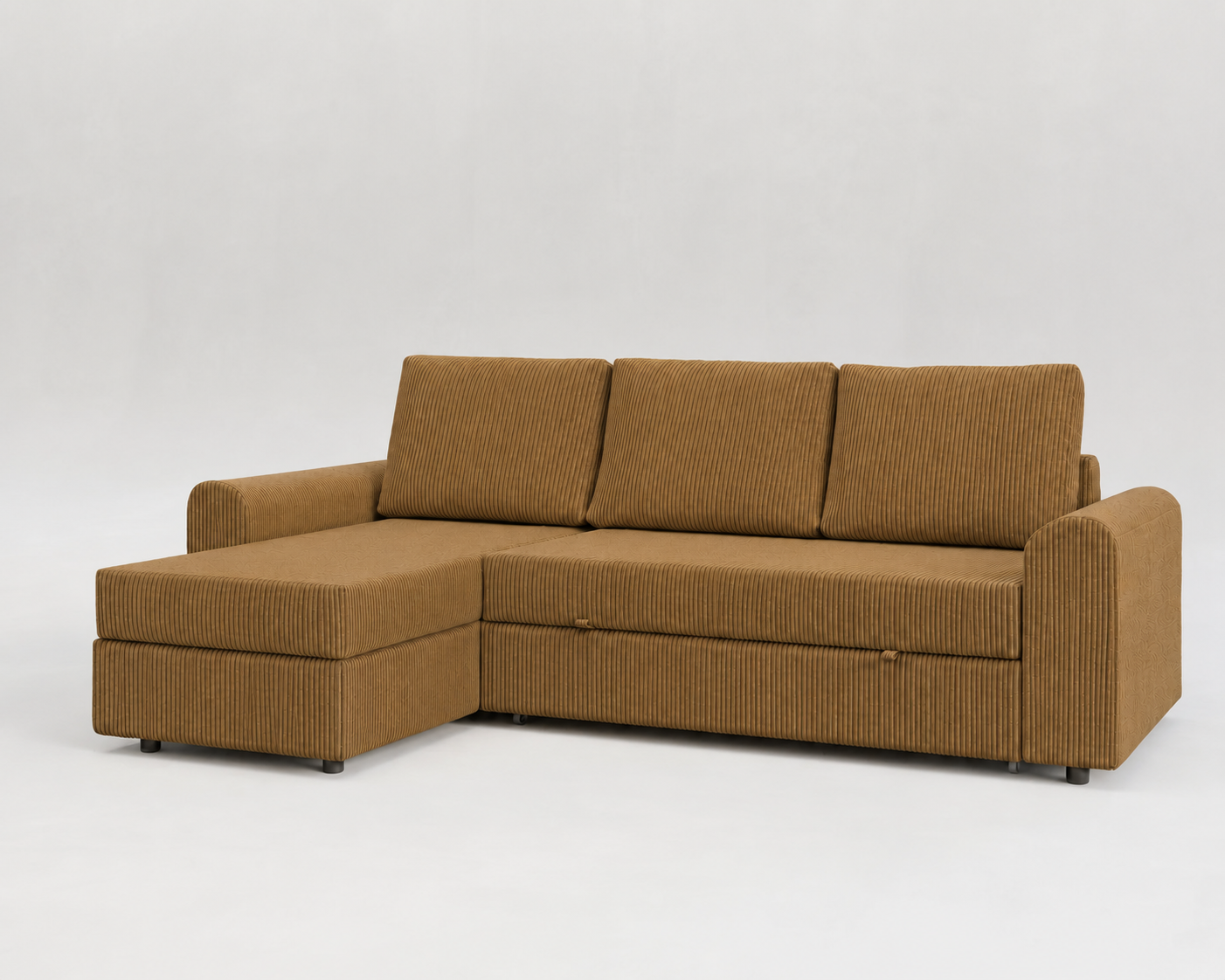 Tria | Sofá cama con chaiselongue y almacenamiento