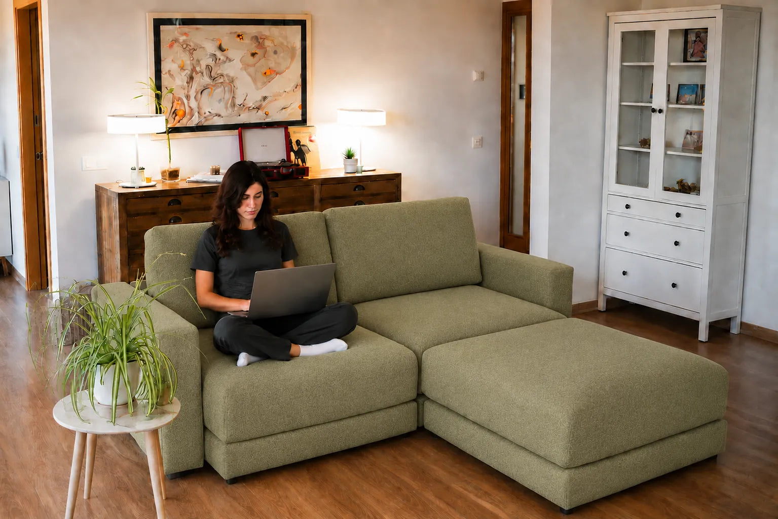 Sofá Modular La Siesta en un salón